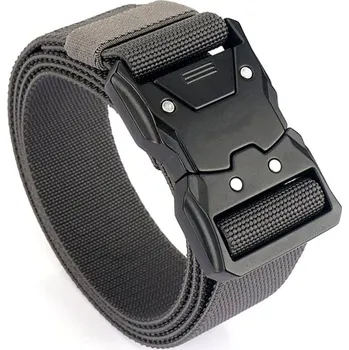 Opasek Camerazar Vojenský taktický pásek se šedým popruhem