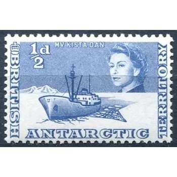 Poštovní známka Velká Británie (1963) MiNr. 1 ** - Britská antarktická území - loď