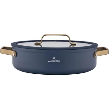 Hrnec VALDINOX GIOVANNI hliníkový keramický nízký hrnec s poklicí 3,5 l