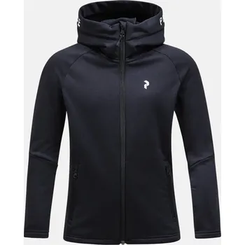 Dívčí mikina BUNDA PEAK PERFORMANCE JR RIDER ZIP HOOD BLACK