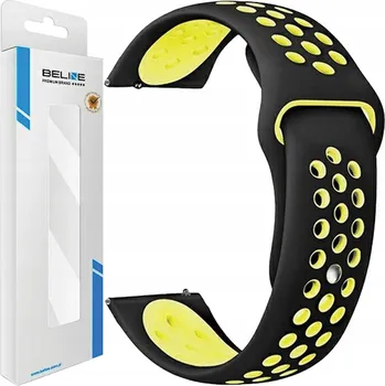 Řemínek na hodinky Univerzální černý řemínek Beline 22 mm