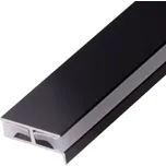 T-LED s.r.o. LED profil 2SP-C černý pro police Varianta: Profil s krytem 2m