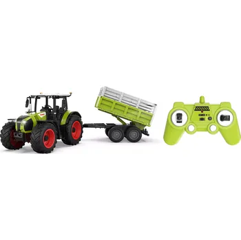autíčko Wiky RC RC traktor s vlečkou na dálkové ovládání 43,6 cm