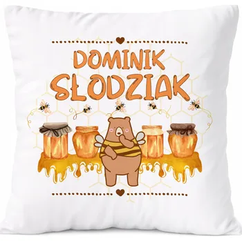 Polštář Dárek Polštář pro Adama, syna, dítě s potiskem