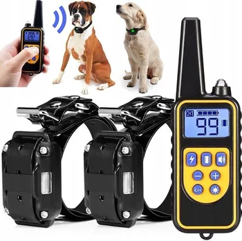 Obojek pro psa Kožený výcvikový obojek pro psa GAT vel. M/L