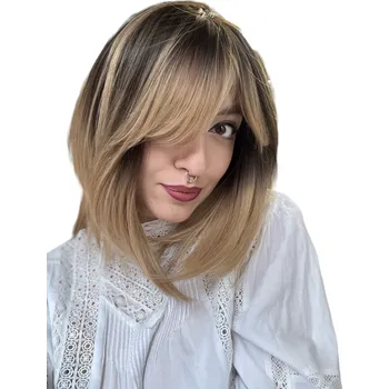 Paruka Movito Paruka polodlouhé syntetické vlasy