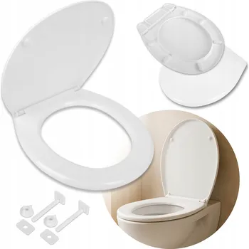 WC sedátko Sedátko na WC ADGO UNI bílé polypropylenové