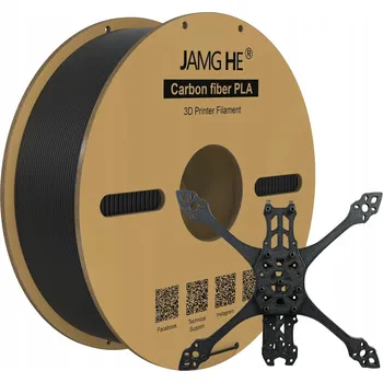 Filament PLA Filament Jamghe 1,75 mm 1 kg černý