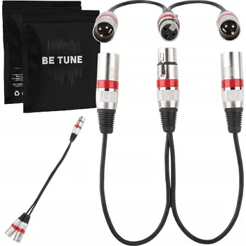 Audio kabel Kabel XLR - XLR Betune Rozbočovač XLR 1Ž do 2M 0,35 m