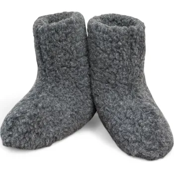 Chlapecké bačkory Lenbutik Bačkory ESKIMO grafitové Velikost: 41/42