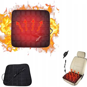 VYHŘÍVACÍ PODLOŽKA NA SEDADLO DO AUTA 12V 45X45CM