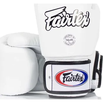 Boxerské rukavice Fairtex Boxerské rukavice BGV1 - bílé 12 oz