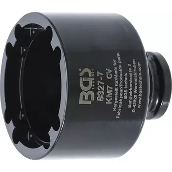 Gola hlavice Nástrčná hlavice 1/2" na matice se zářezy KM7 BGS108327-7 (vnitřní čep) (BGS 108327-7 Nástrčná hlavice 1/2" na matice se zářezy KM7 (vnitřní čep))