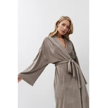 Dámské noční prádlo TIMO Aruelle | Dámský župan Capucine se širokými rukávy - XL / 14