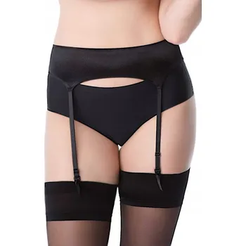 Podvazkový pás JULIMEX PODVAZKOVÝ PÁS ORCHID ČERNÝ M