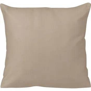 Povlak na dekorativní polštářek Povlak na polštář 40x40 cm bavlna tmavě béžový