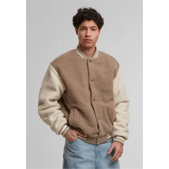 Pánská bunda Teddy College Jacket - darktaupe XXL