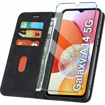 Pouzdro na mobilní telefon Flipové pouzdro KrainaGSM pro Samsung Galaxy A14 5G, černé