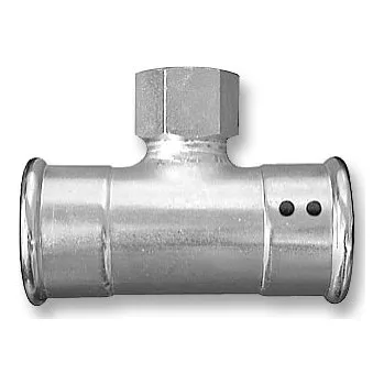 Fitinka Steelpress T kus SteelPres s vniřním závitem 88,9 x 1/2" x 88,9 mm