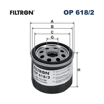 Olejový filtr Olejový filtr FILTRON OP 618/2