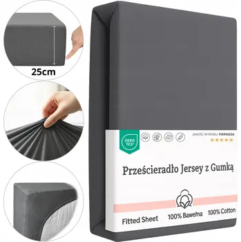 Prostěradlo Prostěradlo s gumou Textom bavlna 90 x 200 cm