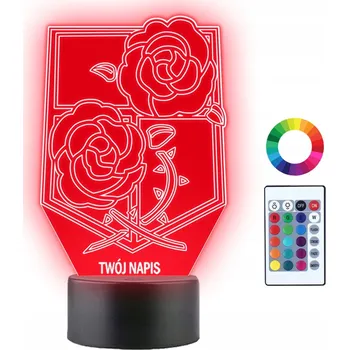 Lampička Noční lampa Plexido vícebarevná