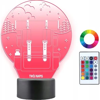 Lampička Plexido vícebarevná Noční lampa