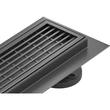 Mexen Flat M33 lineární odtok 100 cm, černý - 1733100-15 Lineární podlahové odtoky