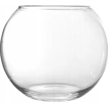 Obraz Skleněná koule nádoba 12 x 10 cm dekorace les ve skle svíčky