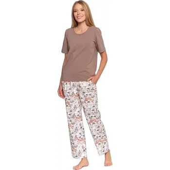 Pánské pyžamo Pyžamo Moraj PDD4900-026 kr/r S-L mocca M