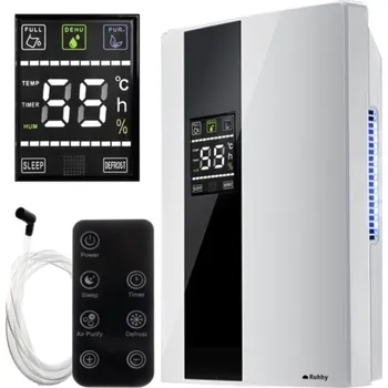 Odvlhčovač vzduchu Odvlhčovač vzduchu Ruhhy 90 W, 0,65 l/24 h, 1,8 l, bílý, 40 dB