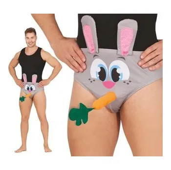 Slipy Fiestas Guirca Vtipné pánské slipy králíček s mrkvičkou