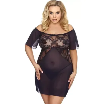 Dámská noční košile Krásná košilka Gorgeous+ Venea - Anais XL/2XL Tmavě modrá