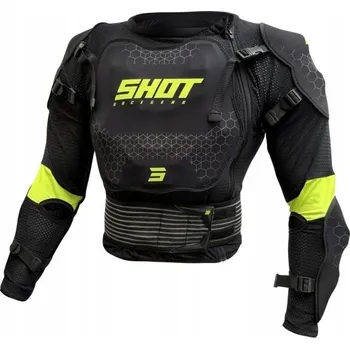 Moto bunda Motocyklový chránič hrudi a zad (Buzer) SHOT OPTIMAL 2.0 EVO BLACK NEON Velikost XXL