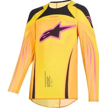 Moto dres dres TECHSTAR NOMUR YOUTH, ALPINESTARS, dětské (oranžová/žlutá/růžová, vel. M)