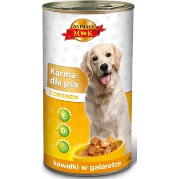 Krmivo pro psa MK ANIMALS Konzervované krmivo pro psy Krmivo masem 1240 g