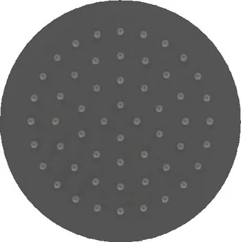 Sprchová hlavice Excellent Sprchová hlavice 25 cm kulatá slim, černá matná