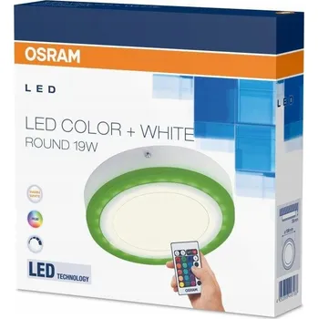 Stropní LED RGBW svítidlo 19W 20cm 3000K + dálkový