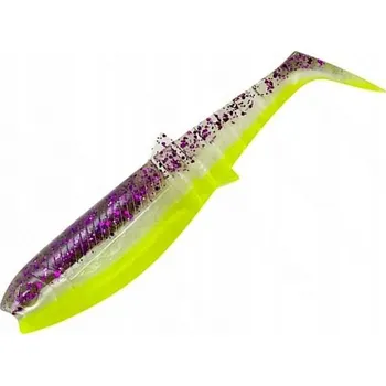 Nástraha Cannibal Shad 5 ks Fialová Třpytivá Bomba 10 cm 9 g