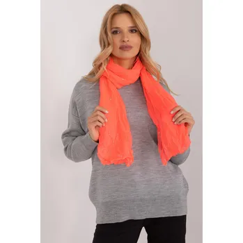 Šála Viskózový šátek s kamínky model 55534 růžový