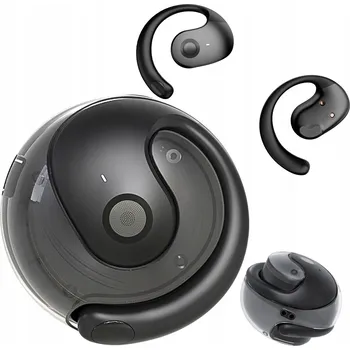 Sluchátka BEZDRÁTOVÁ SLUCHÁTKA ZA UŠI BLUETOOTH 5.3 JM13 SPORTOVNÍ Černá