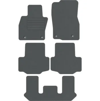 autokoberec Kobercové rohožky Edecor velurové 5 ks