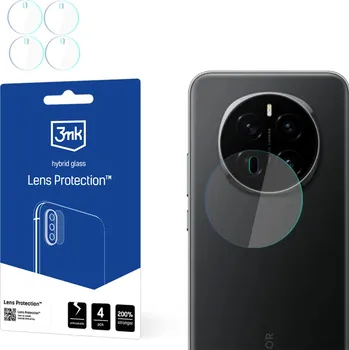 Pouzdro na mobilní telefon [4.szt] Ochrana objektivu fotoaparátu 3mk pro Honor Magic 7 Pro, Sklo