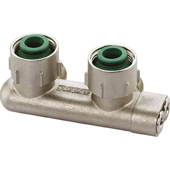 Ventil Meibes Armatura speciální k tělesům VK rohové 3/4", poniklované, při záměně náběhového a vratného potrubí