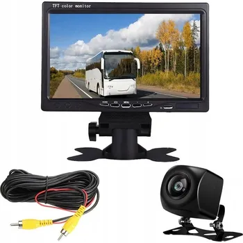 Sada couvací kamery 12V 170° a 7" LCD monitor