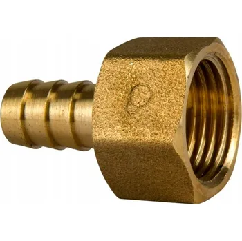 Zavlažovač PŘECHODKA / SPOJKA NA HADICI VNITŘNÍ ZÁVIT 1 PALEC DN 25x32mm MOSAZNÁ