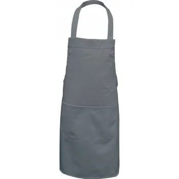 Kuchyňská zástěra Zástěra Přední Šedá FPB-2K 73x80 cm