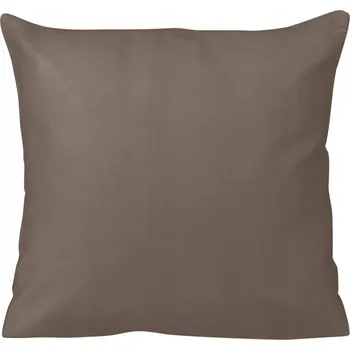 Povlak na dekorativní polštářek Povlak na polštář 40x40 cm bavlna, barva sépie
