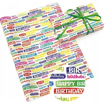 Papír Dárkový balicí papír dekorativní, 2 metry