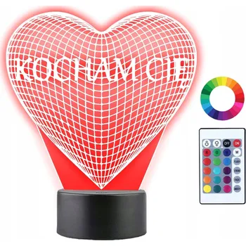 Lampička Plexido vícebarevná Noční lampa